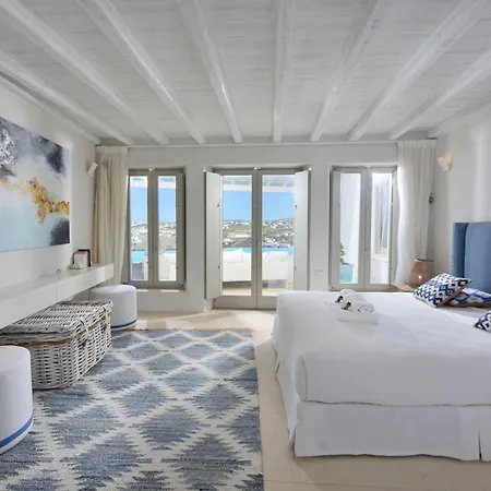 Divine - 10 Bedrooms In Ornos, Tennis Court Villa