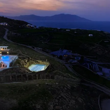 Divine - 10 Bedrooms In Ornos, Tennis Court Villa