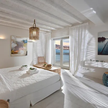 Divine - 10 Bedrooms In Ornos, Tennis Court 빌라 오르노스