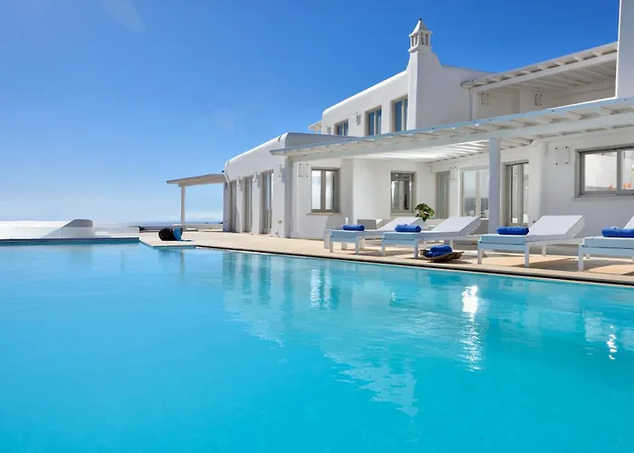 빌라 Divine - 10 Bedrooms In Ornos, Tennis Court *