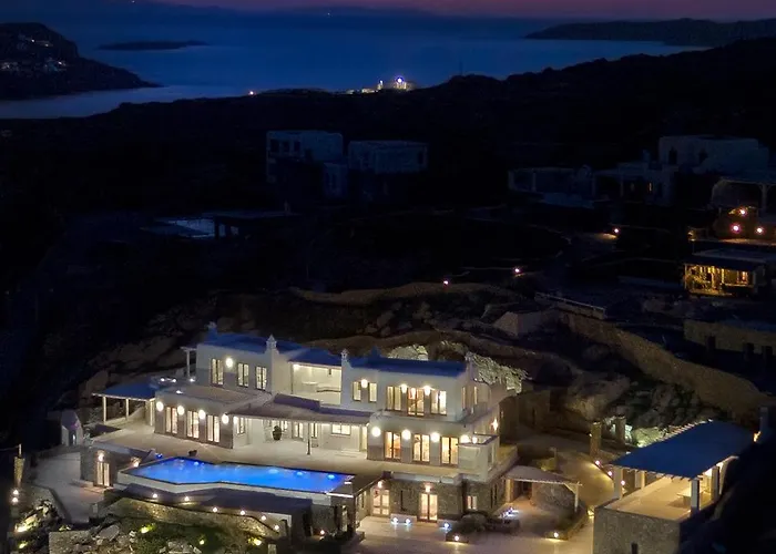 빌라 Divine - 10 Bedrooms In Ornos, Tennis Court *