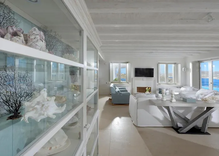 Divine - 10 Bedrooms In Ornos, Tennis Court * 오르노스