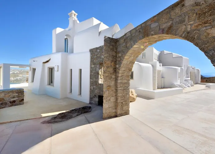 Divine - 10 Bedrooms In Ornos, Tennis Court 빌라 *