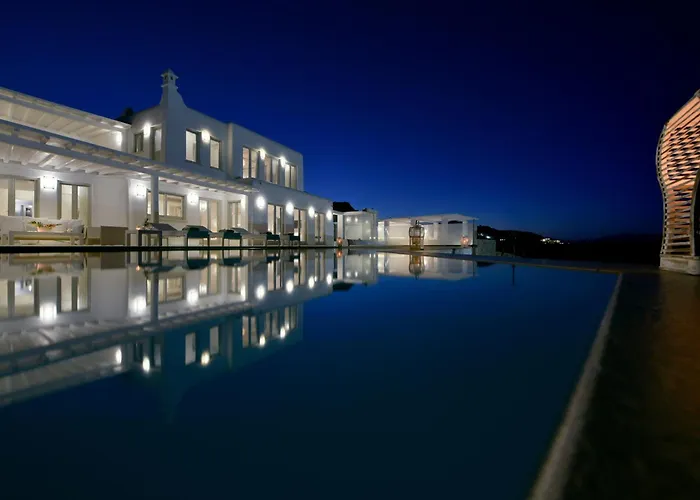 빌라 Divine - 10 Bedrooms In Ornos, Tennis Court *