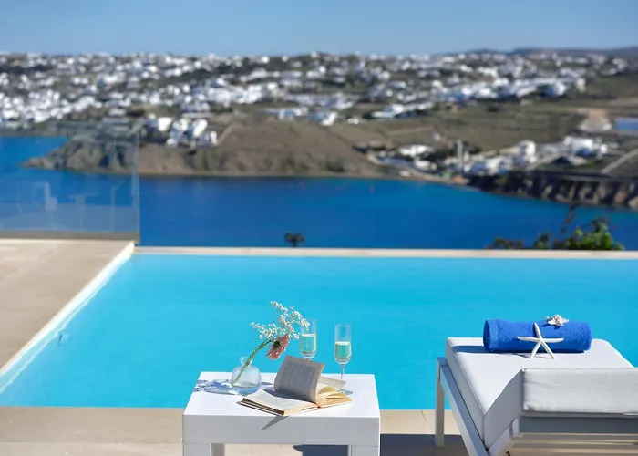 Divine - 10 Bedrooms In Ornos, Tennis Court 오르노스