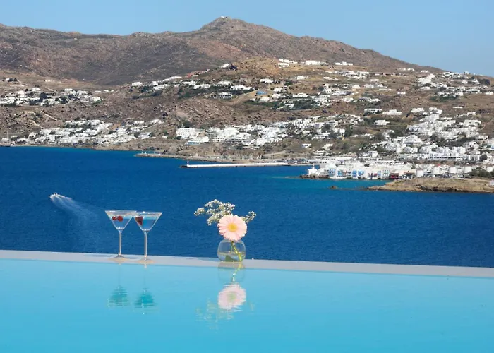 Divine - 10 Bedrooms In Ornos, Tennis Court 빌라