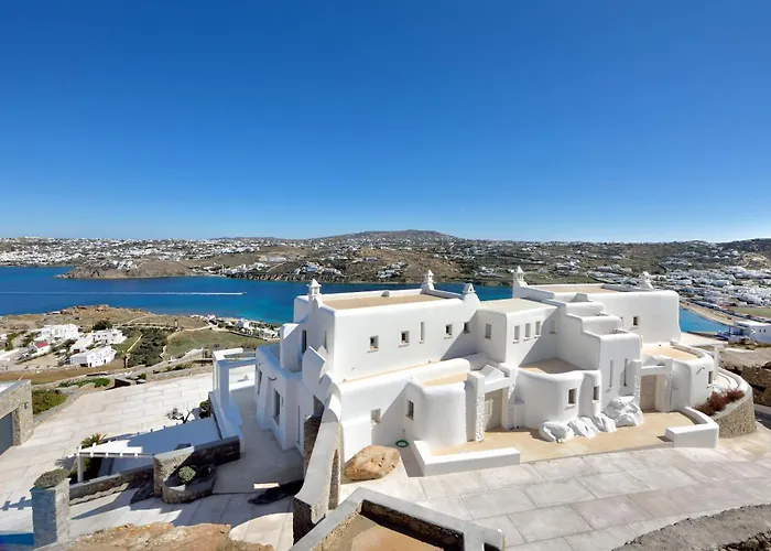 Divine - 10 Bedrooms In Ornos, Tennis Court 빌라 오르노스