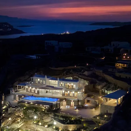 Villa Divine - 10 Bedrooms In Ornos, Tennis Court *